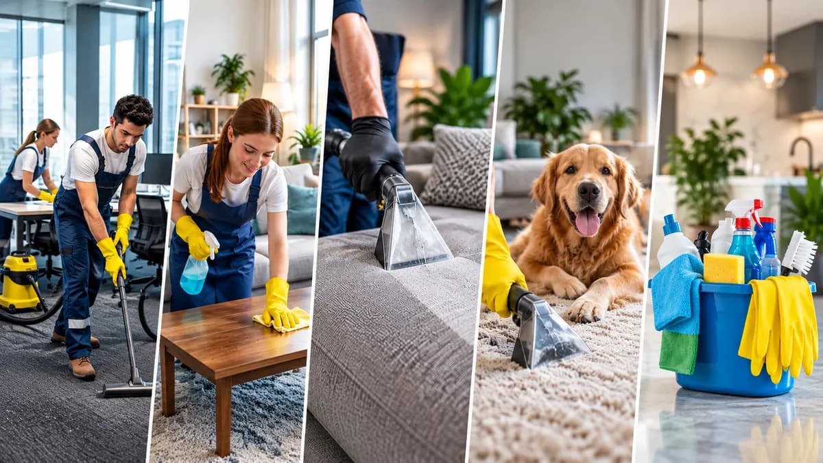 Cleaning for homes, workplaces and textiles