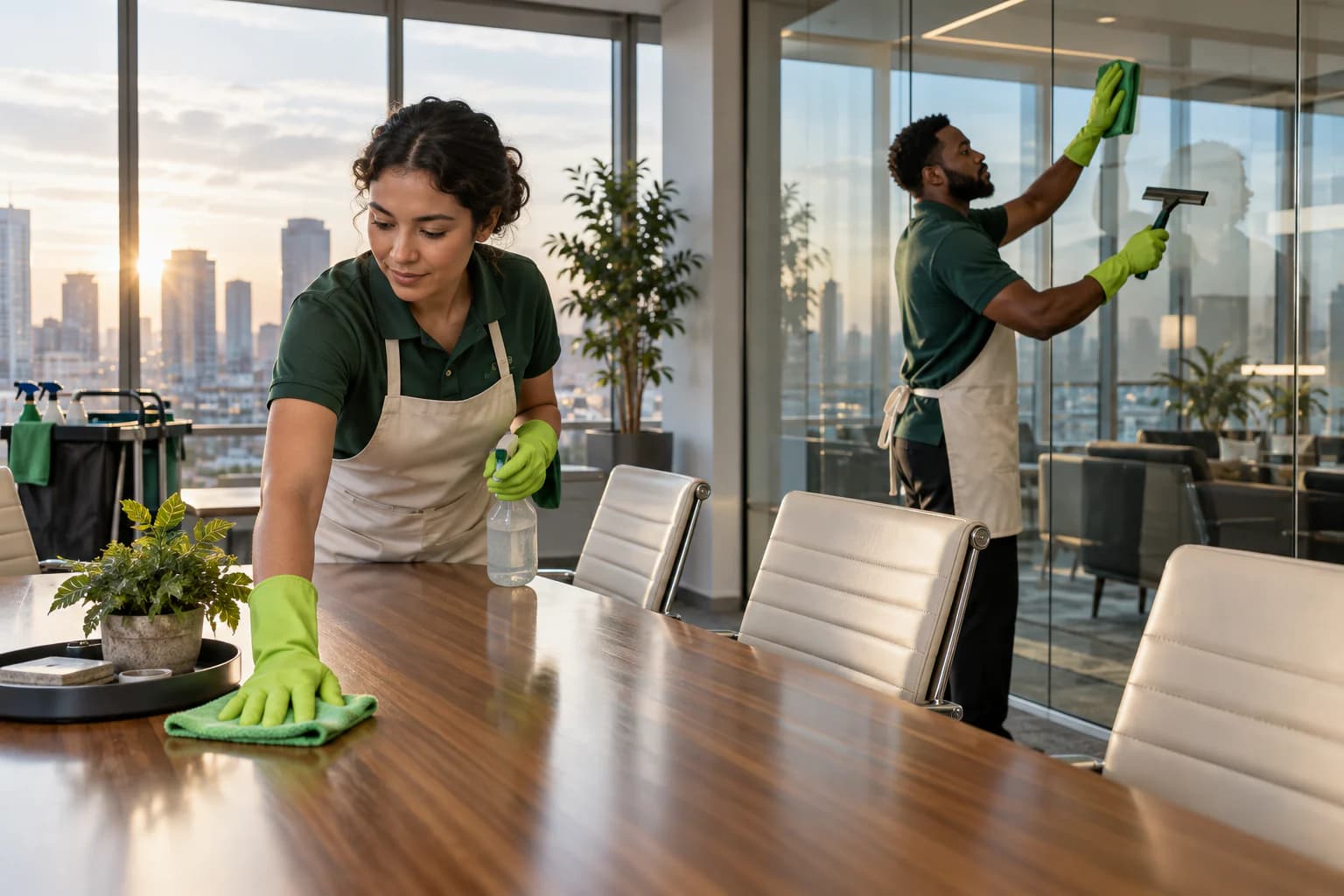 Commercial cleaning